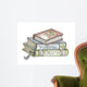 School Books Wall Decal