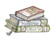 School Books Wall Decal