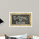 School Chalkboard Wall Decal
