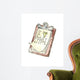 School Clip Board Wall Decal