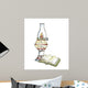 School Lamp Book Wall Decal