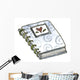 School Spiral Notebook Wall Decal