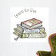 School Three Books Wall Decal