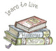 School Three Books Wall Decal