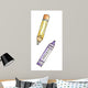 School Two Crayons Wall Decal