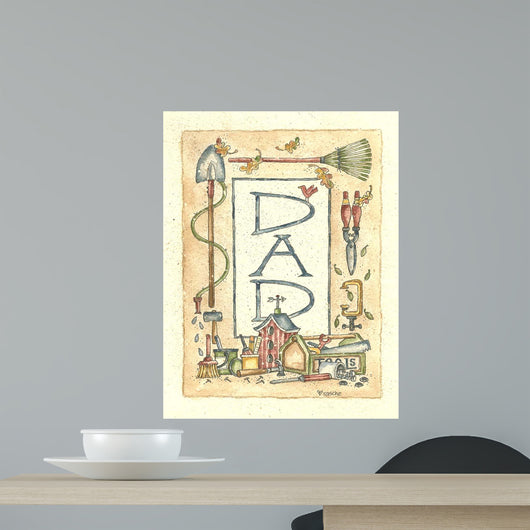 Dad Border Wall Decal