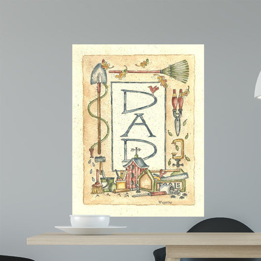 Dad Border Wall Decal