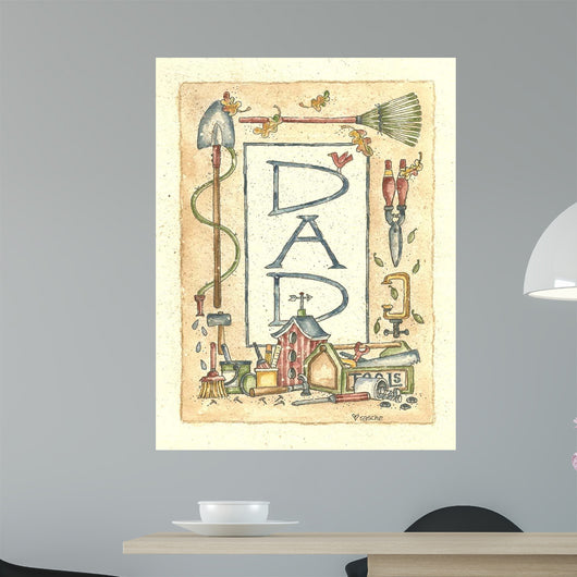 Dad Border Wall Decal