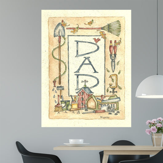 Dad Border Wall Decal