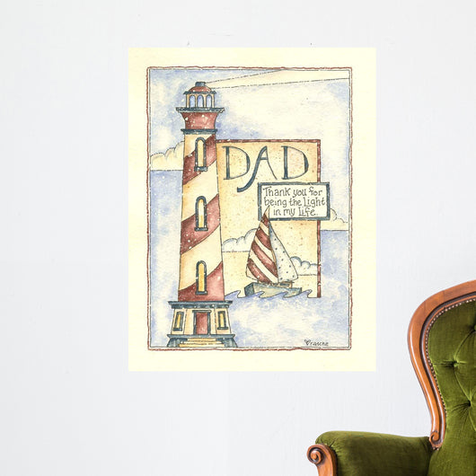 Dad Thank You Wall Decal