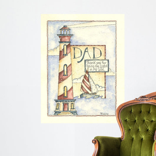 Dad Thank You Wall Decal