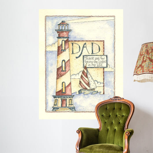 Dad Thank You Wall Decal