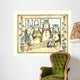 Noel 4 Penguins Wall Decal