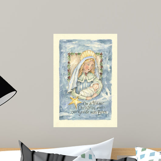 Tender Christmas Morn Wall Decal