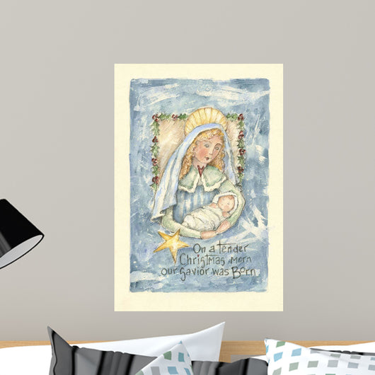 Tender Christmas Morn Wall Decal