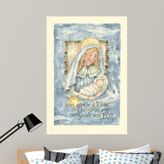 Tender Christmas Morn Wall Decal