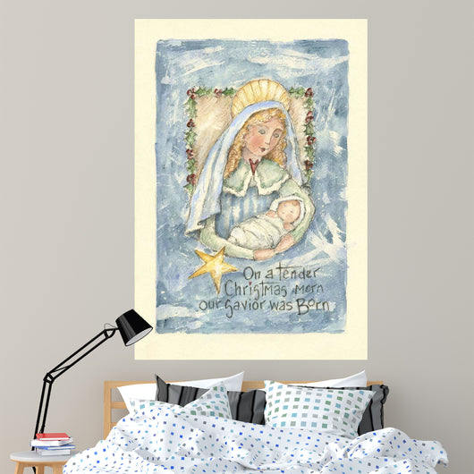 Tender Christmas Morn Wall Decal