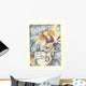Angel with Guitar Glory Wall Decal