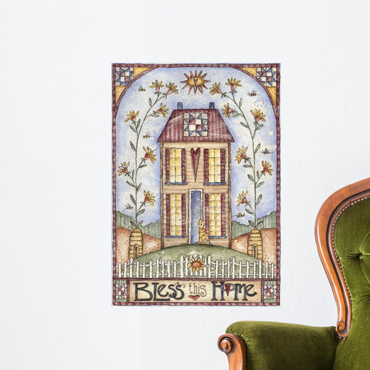 Bless This Home Wall Decal