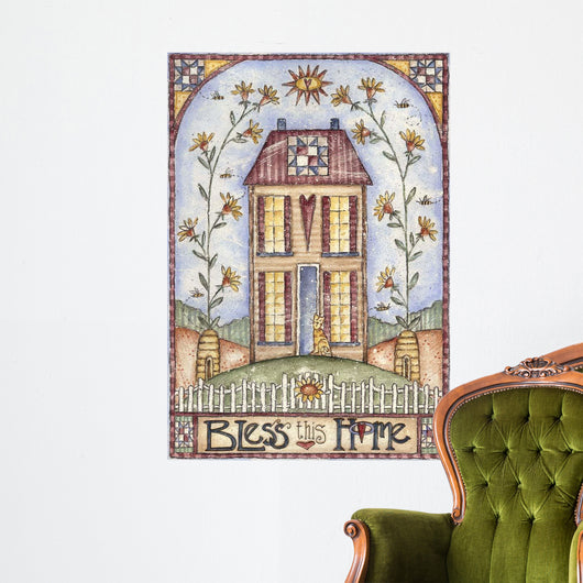 Bless This Home Wall Decal