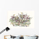Six Geese Laying Wall Decal