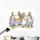 Eight Maids Milking Wall Decal Design 2