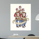 Nine Drummers Drumming Wall Decal