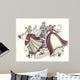 Eleven Ladies Dancing Wall Decal