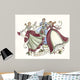 Eleven Ladies Dancing Wall Decal