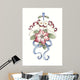 Turtle Doves Stocking Wall Decal