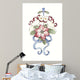 Turtle Doves Stocking Wall Decal