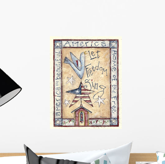 Let Freedom Sing Wall Decal