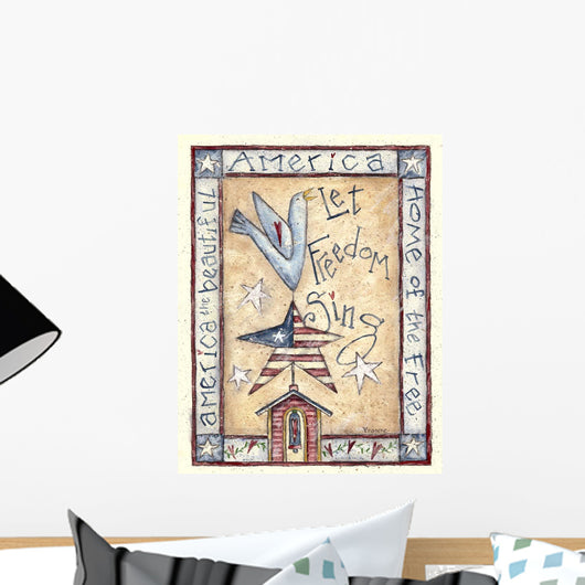 Let Freedom Sing Wall Decal