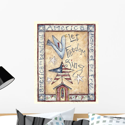 Let Freedom Sing Wall Decal