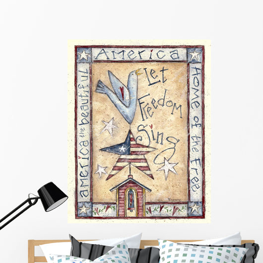 Let Freedom Sing Wall Decal