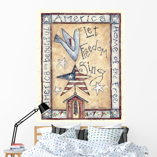 Let Freedom Sing Wall Decal