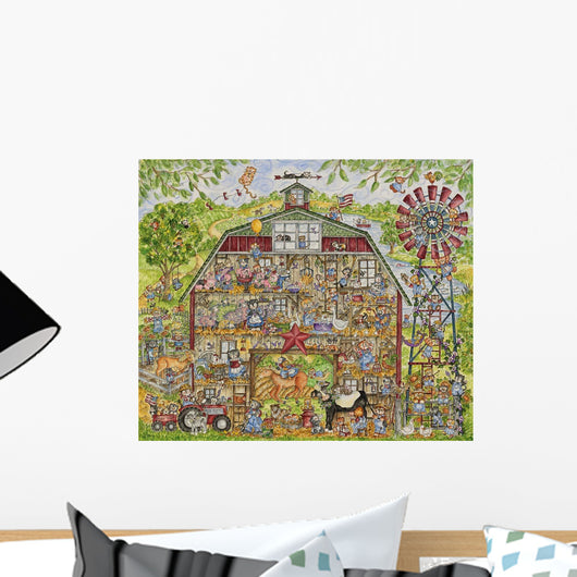 Barn Cats Wall Decal Design 1