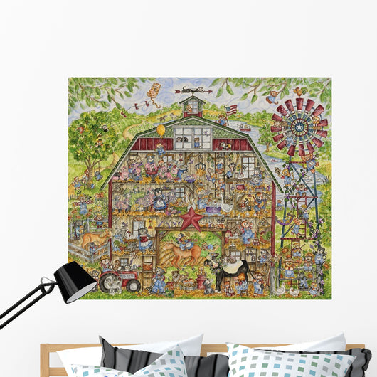 Barn Cats Wall Decal Design 1