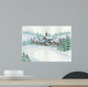 Country Setting Winter Wall Decal