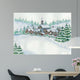 Country Setting Winter Wall Decal