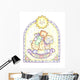 Teddy Bear Lamb Rocker Wall Decal