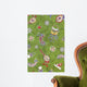 Festive Pattern Green Wall Decal