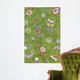 Festive Pattern Green Wall Decal