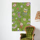 Festive Pattern Green Wall Decal
