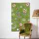 Festive Pattern Green Wall Decal