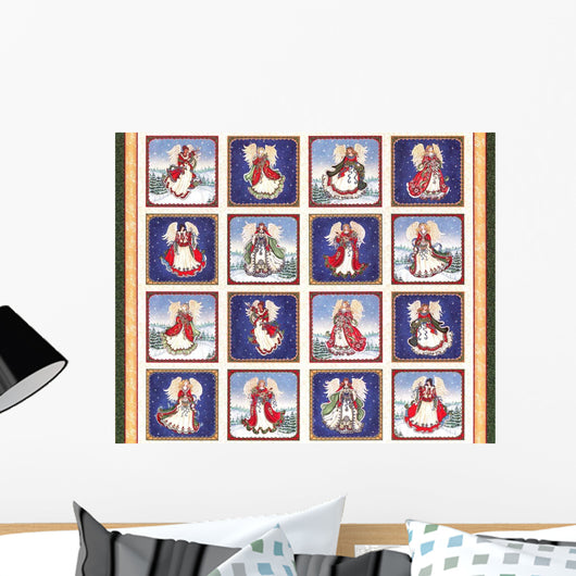 Angel Sampler Wall Decal