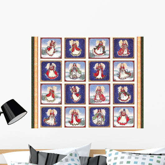Angel Sampler Wall Decal