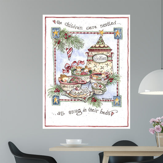 Children Were Nestled Wall Decal