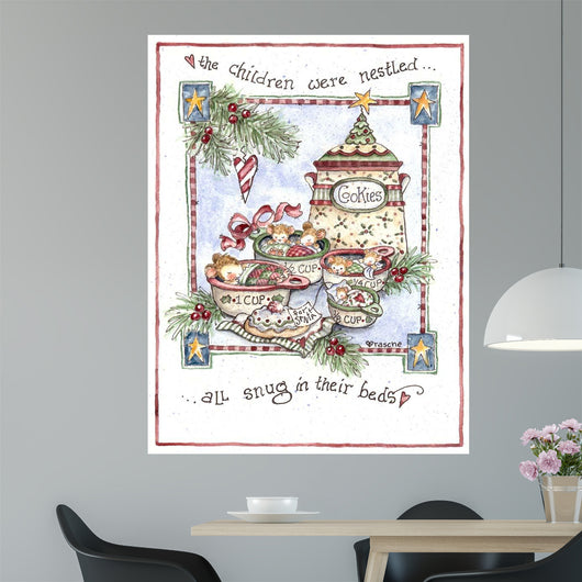 Children Were Nestled Wall Decal