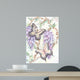 Butterflies and Vine Wall Decal